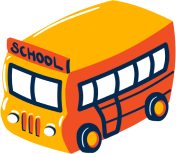 pupil and school bus